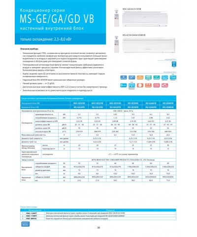 MS-GE/GA/GD-VB Mitsubishi Electric