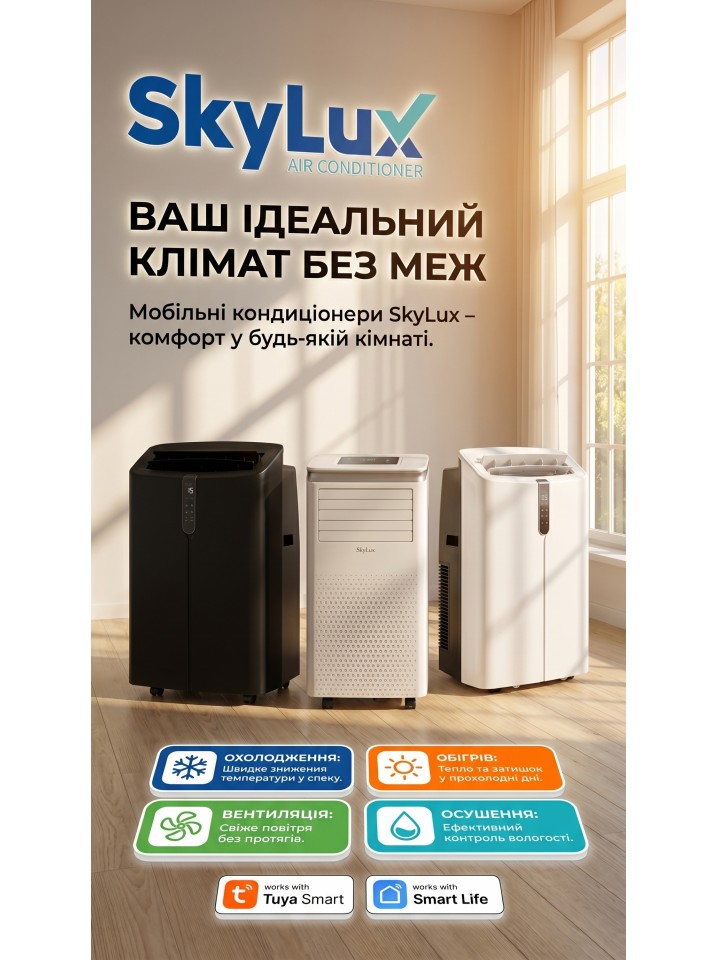 Мобільні кондиціонери Скайлюкс