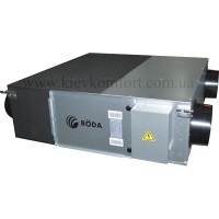 Приточно-вытяжная установка с рекуперацией Roda LMW-1000K
