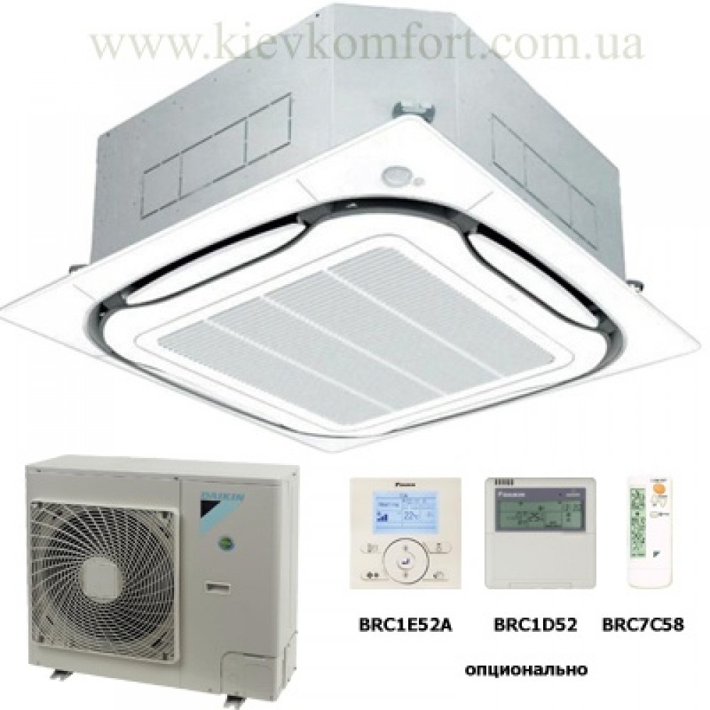 Касетний кондиціонер Daikin FCQG71F / RQ71BV3/W1 Касетний кондиціонер Daikin FCQG71F / RQ71BV3/W1