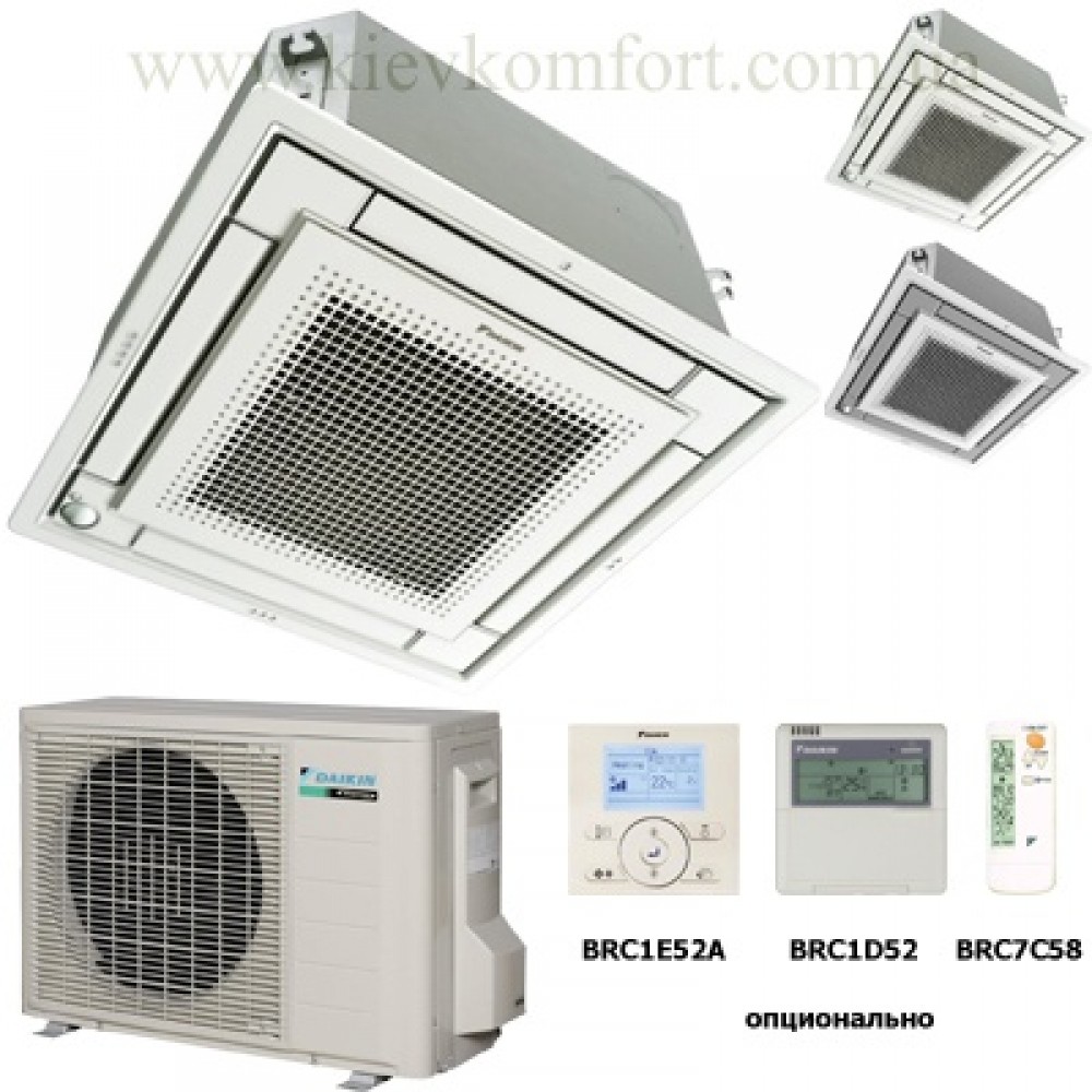 Кассетный кондиционер Daikin FFQ25C / RXS25K Кассетный кондиционер Daikin FFQ25C / RXS25K