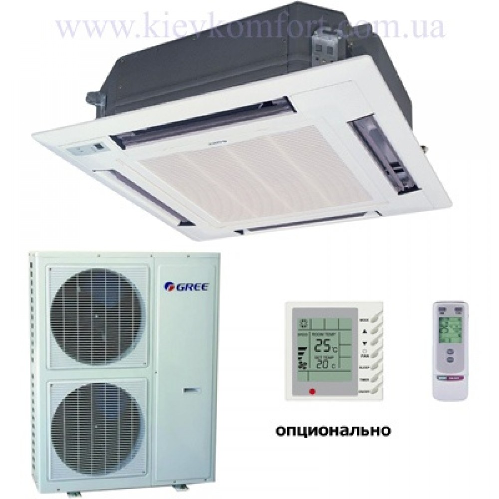 Кассетный кондиционер Gree GKH36K3BI / GUHN36NM3AO Кассетный кондиционер Gree GKH36K3BI / GUHN36NM3AO