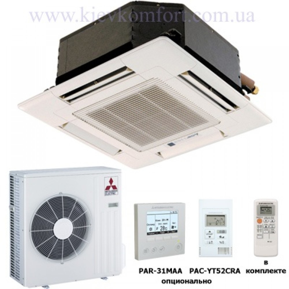 Кассетный кондиционер Mitsubishi Electric SLZ-KA50VAL / SUZ-KA50VA4 Кассетный кондиционер Mitsubishi Electric SLZ-KA50VAL / SUZ-KA50VA4