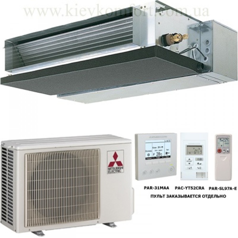 Канальний кондиціонер Mitsubishi Electric SEZ-KD25VAQ / SUZ-KA25VA Канальний кондиціонер Mitsubishi Electric SEZ-KD25VAQ / SUZ-KA25VA