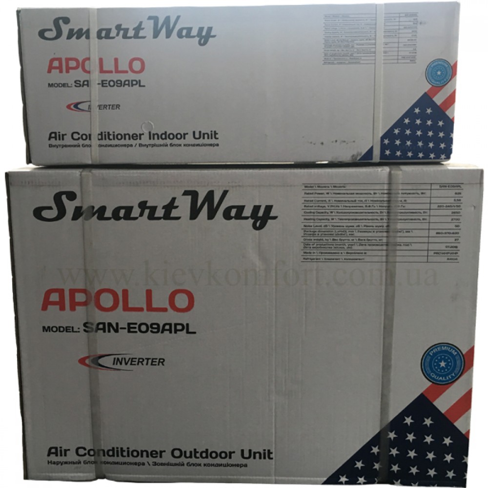 Кондиціонер настінний SmartWay SAFN-E12APL/SAFN-E12APL