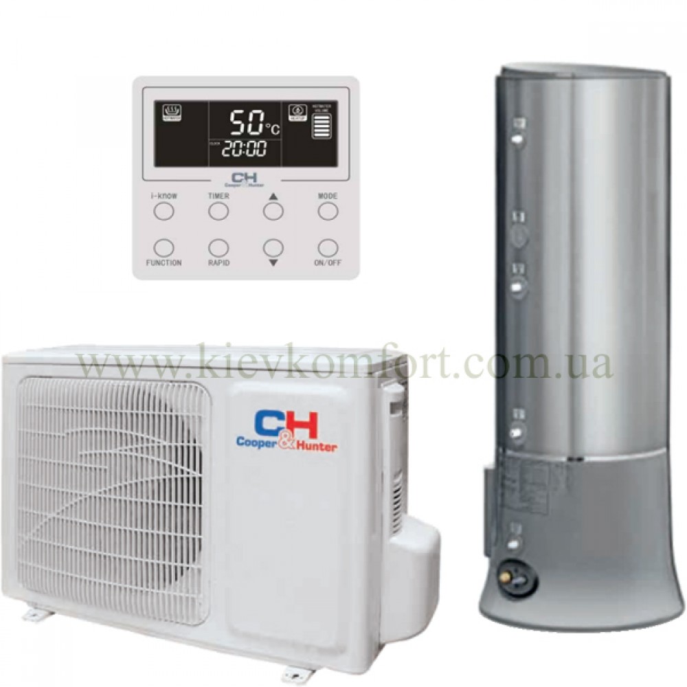 Тепловой насос Cooper&Hunter Воздух-Вода CH-HP3.0SWHK/ WT200SW1.5EHK Тепловой насос Cooper&Hunter Воздух-Вода CH-HP3.0SWHK/ WT200SW1.5EHK