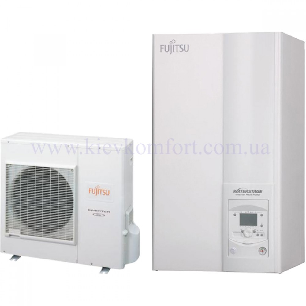 Тепловой насос Fujitsu Воздух-Вода WaterStage WSYA100DD6 / WOYA100LDT Тепловой насос Fujitsu Воздух-Вода WaterStage WSYA100DD6 / WOYA100LDT