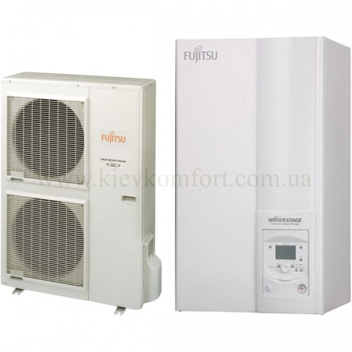 Тепловий насос Fujitsu Повітря-Вода WaterStage WSYG140DB6 / WOYG112LBT