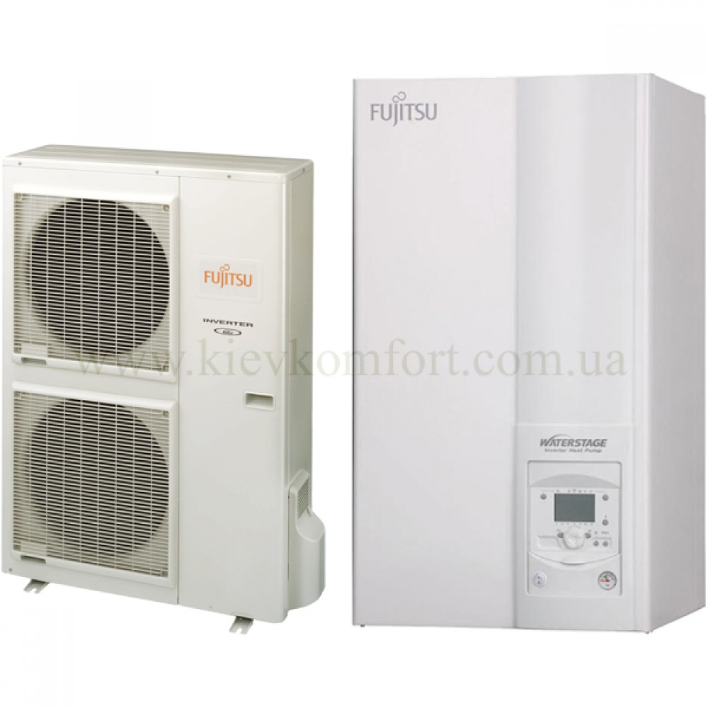 Тепловой насос Fujitsu Воздух-Вода WaterStage WSYG140DC6 / WOYG112LCT Тепловой насос Fujitsu Воздух-Вода WaterStage WSYG140DC6 / WOYG112LCT