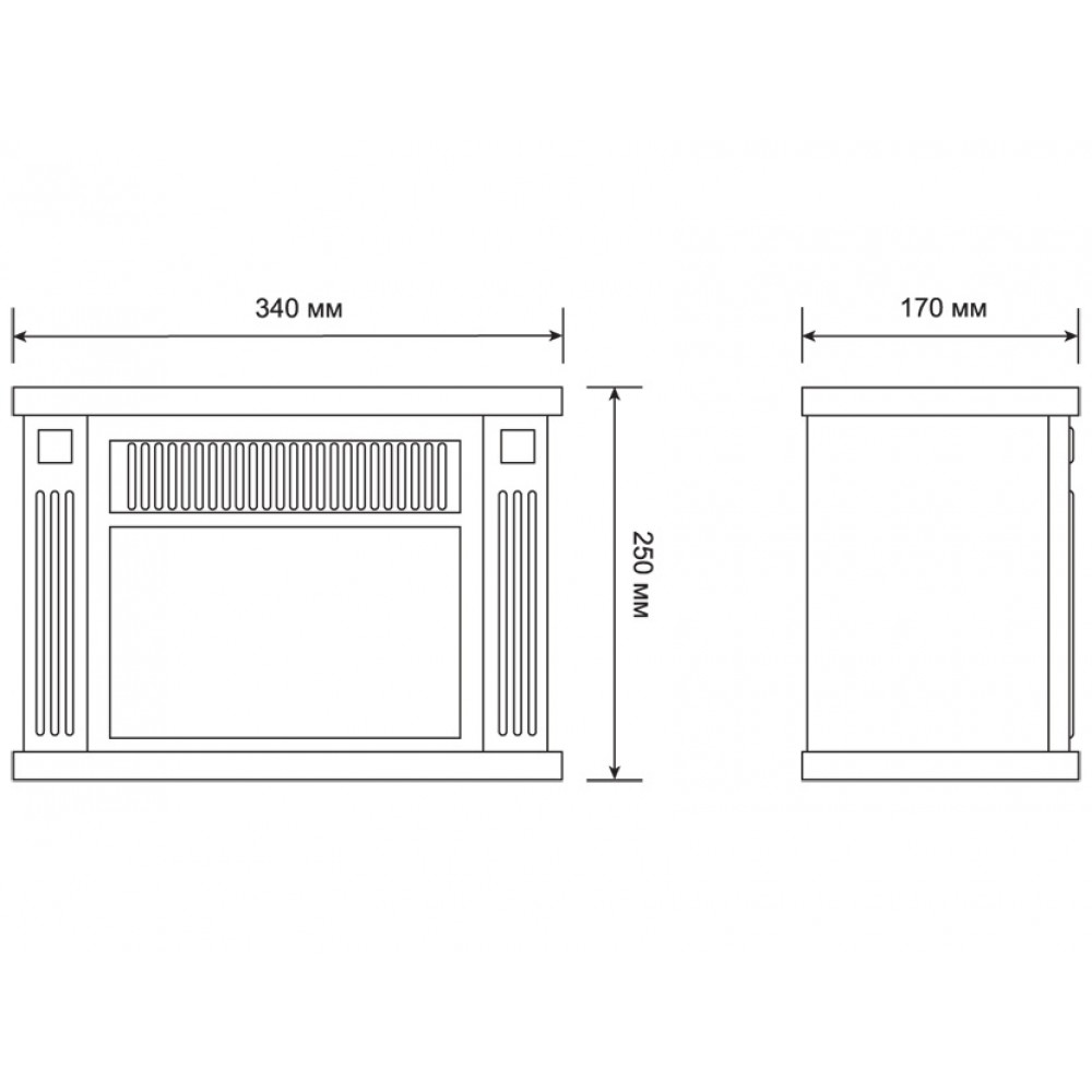 Електрокамін Electrolux EFP/M-5012W