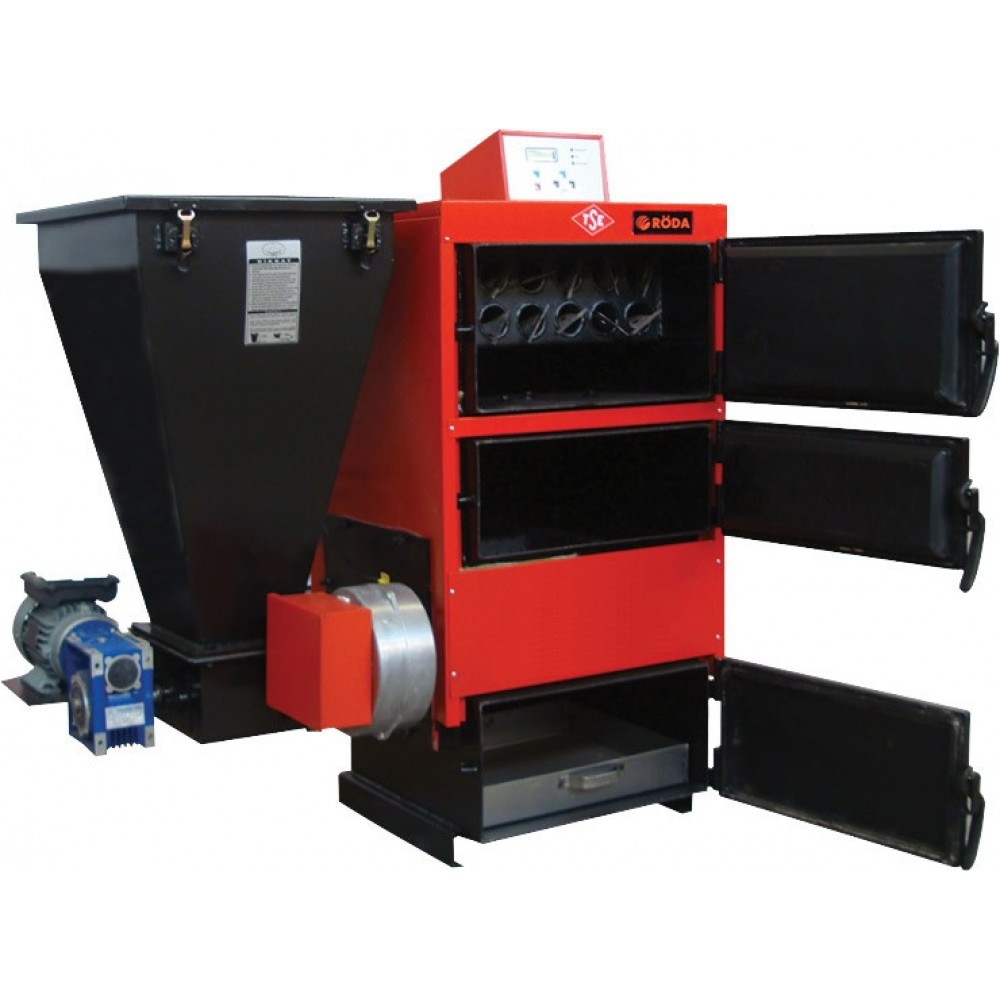 Твердопаливний жаротрубний котел Roda RK3G-900 Твердопаливний жаротрубний котел Roda RK3G-900