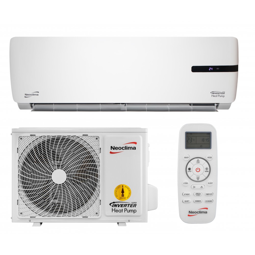 Кондиціонер настінний Neoclima NS/NU-12AHTIw Кондиціонер настінний Neoclima NS/NU-12AHTIw