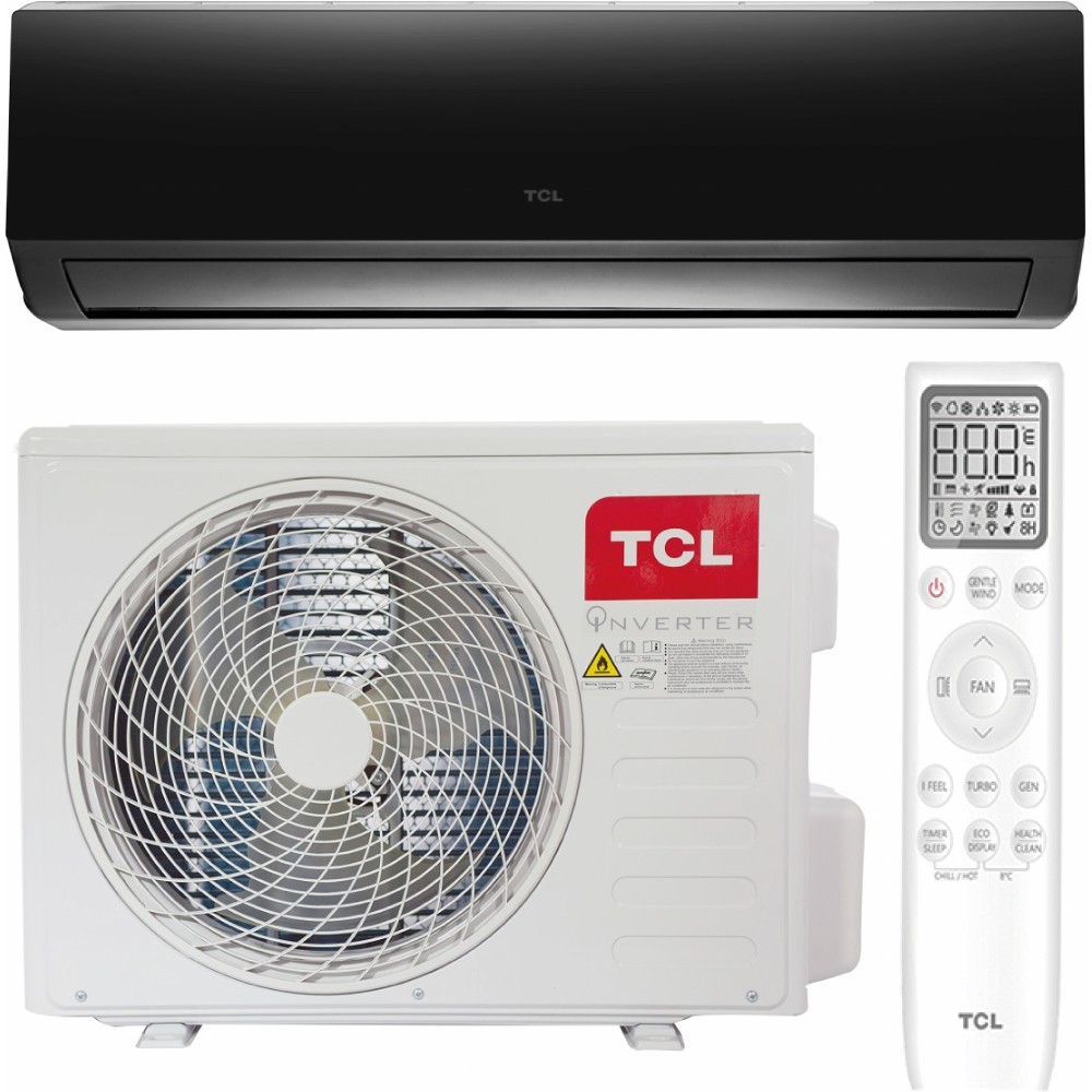 TCL TAC-12CHSD/XA82I Black Inverter R32 WI-FI Ready TCL TAC-12CHSD/XA82I Black Inverter R32 WI-FI Ready