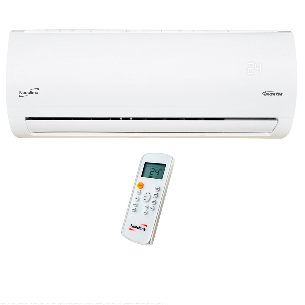 Настінні внутрішні блоки мульті Neoclima NS-12MEIw Настінні внутрішні блоки мульті Neoclima NS-12MEIw