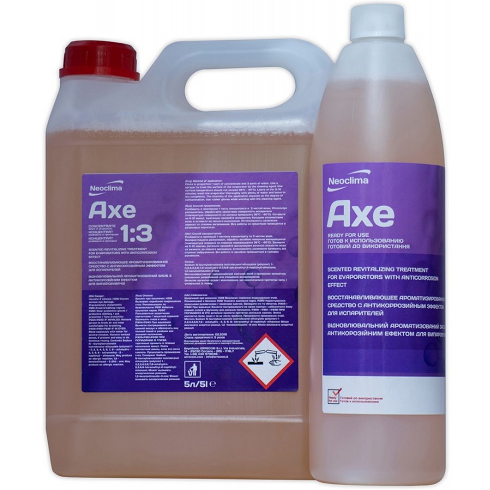 Очиститель внутреннего блока Neoclima AXE 5 л, концентрат Очиститель внутреннего блока Neoclima AXE 5 л, концентрат