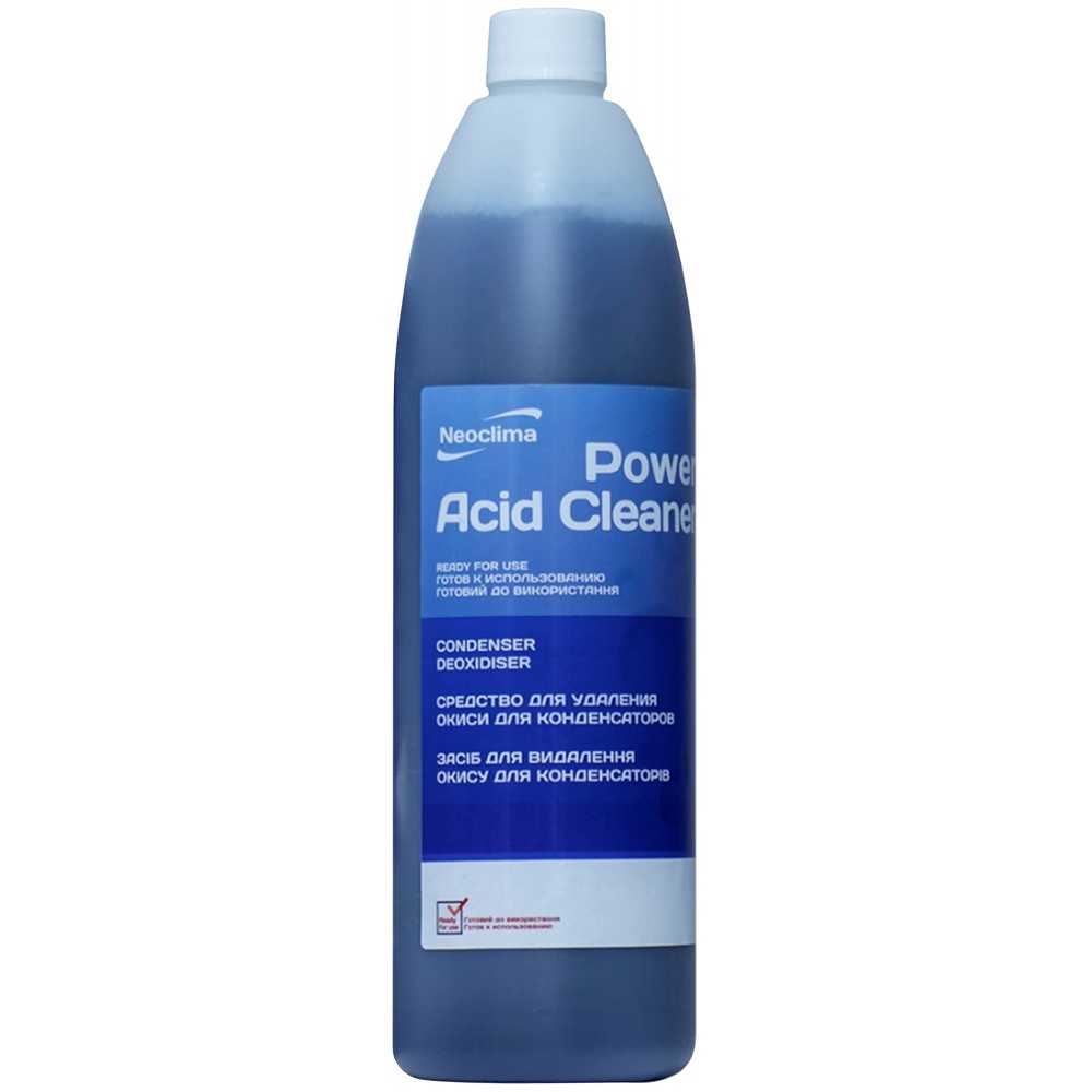 Очиститель внешнего блока Neoclima Power Acid Cleaner 1 л, спрей Очиститель внешнего блока Neoclima Power Acid Cleaner 1 л, спрей