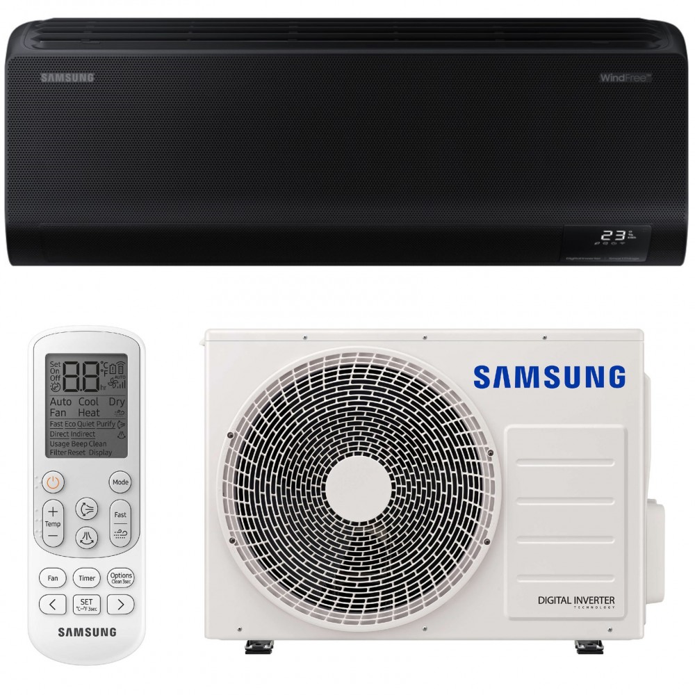 Кондиціонер настінний Samsung AR24BXFAMWKNUA (Black Diamond Kit) Кондиціонер настінний Samsung AR24BXFAMWKNUA (Black Diamond Kit)