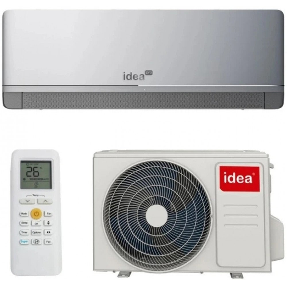 Настінний кондиціонер IDEA IPA-12HRM-FN8 SILVER