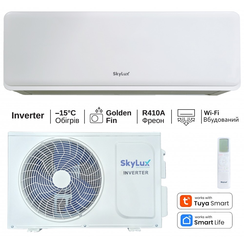 Настінний кондиціонер SkyLux SKC-07REAL