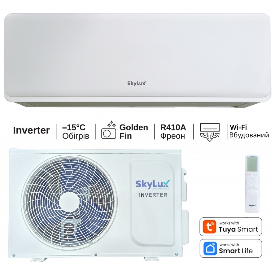 Настінний кондиціонер SkyLux SKC-07REAL