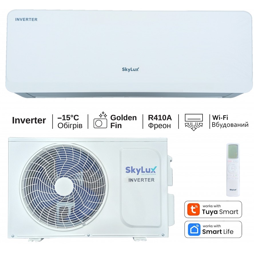 Настінний кондиціонер SkyLux SKC-09REAL