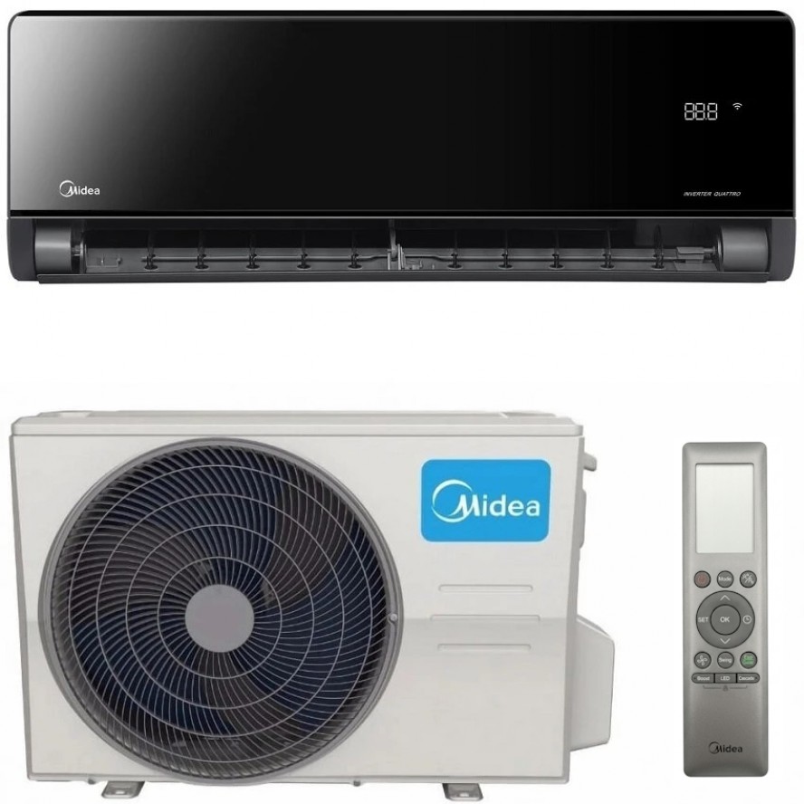 Настінний кондиціонер Midea MSXT-09HRFN8-BLACK-I/MSXT-09HRFN8-BLACK-O