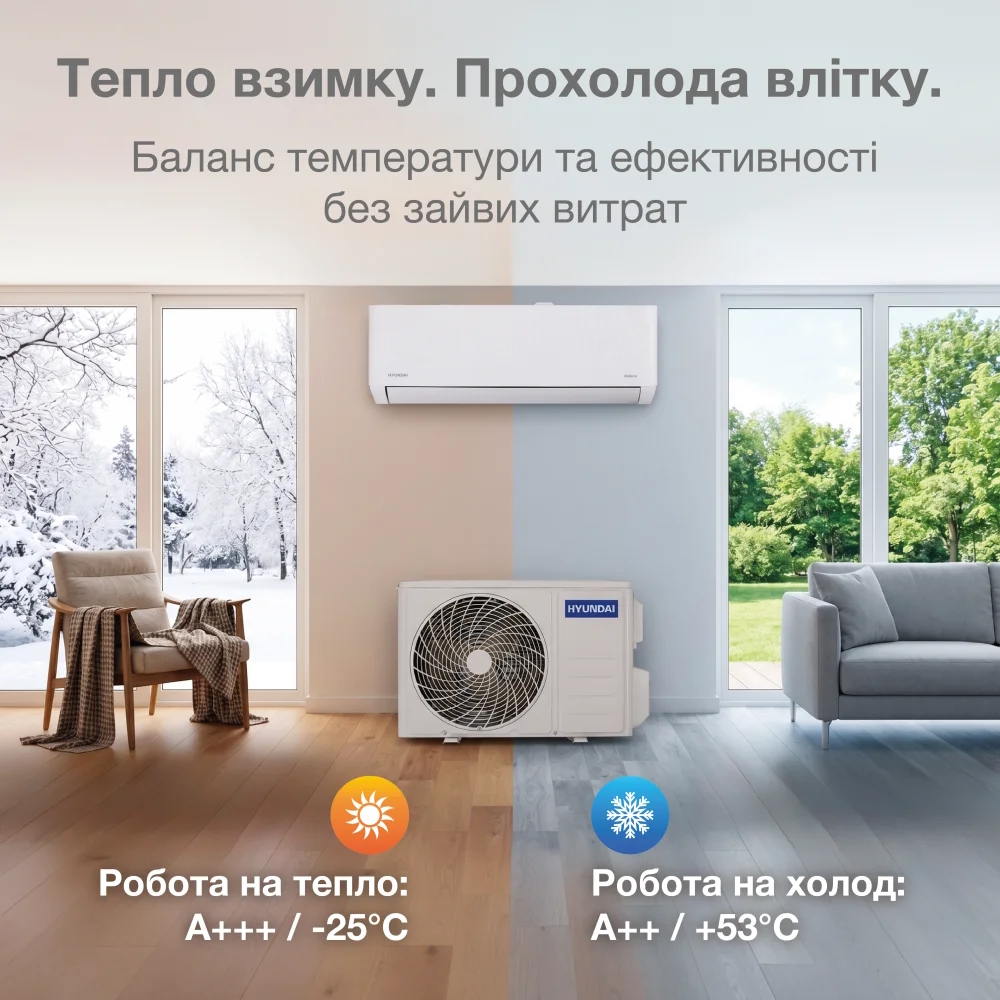 Кондиціонер настінний Hyundai ARN09TSSUAWF4/ARU09TSSUAWF4