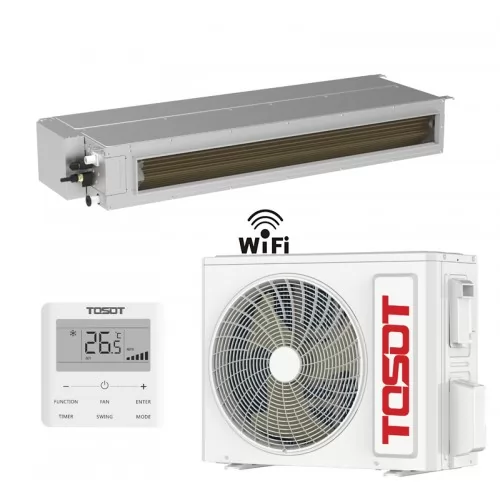 Канальний кондиціонер Tosot TUD140PHS1/A-S/TUD140W1/NhA-X
