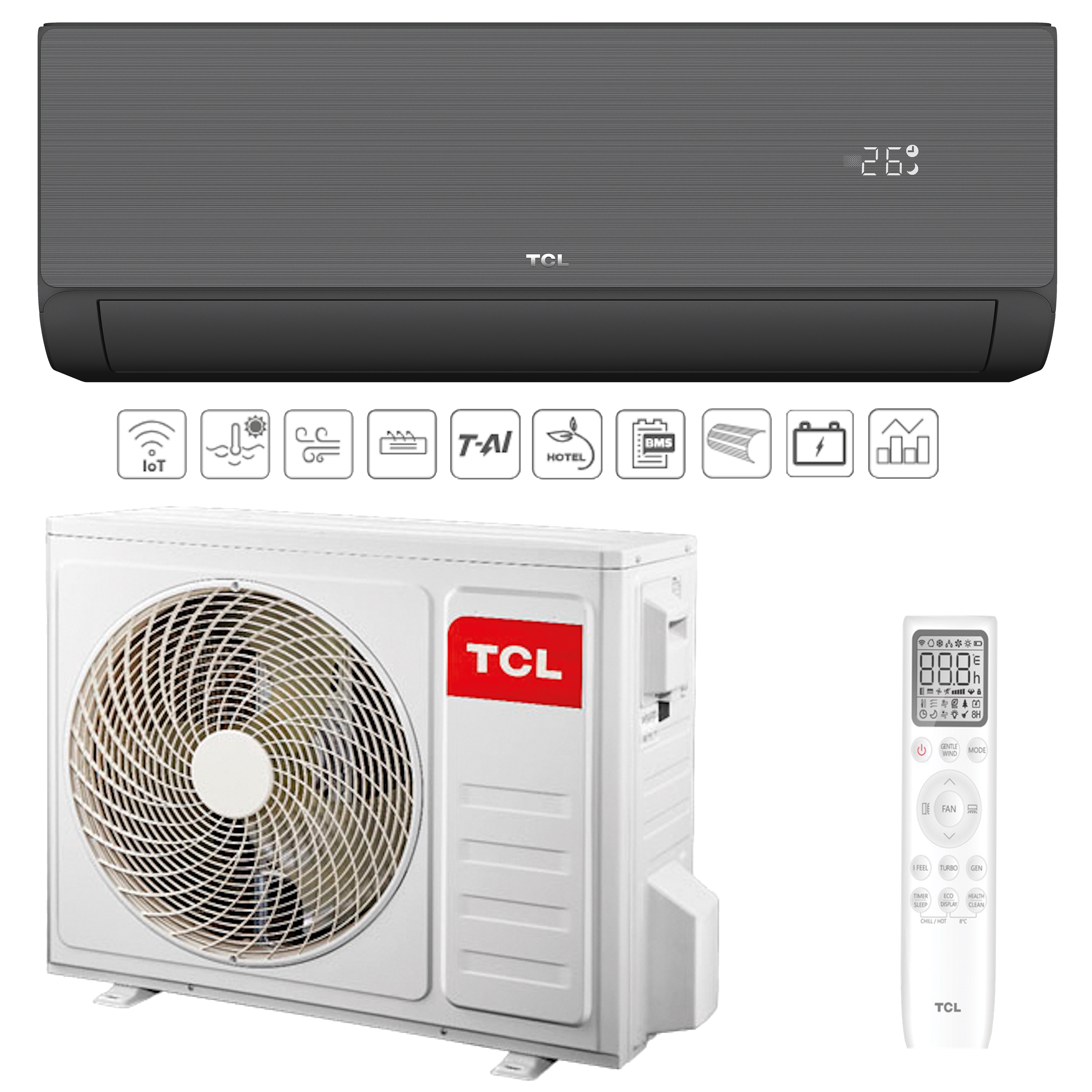 USA&RESORT90さま専用 ☰ Кондиционер настенный TCL TAC-09CHSD/ZG41IHB Heat Pump Inverter